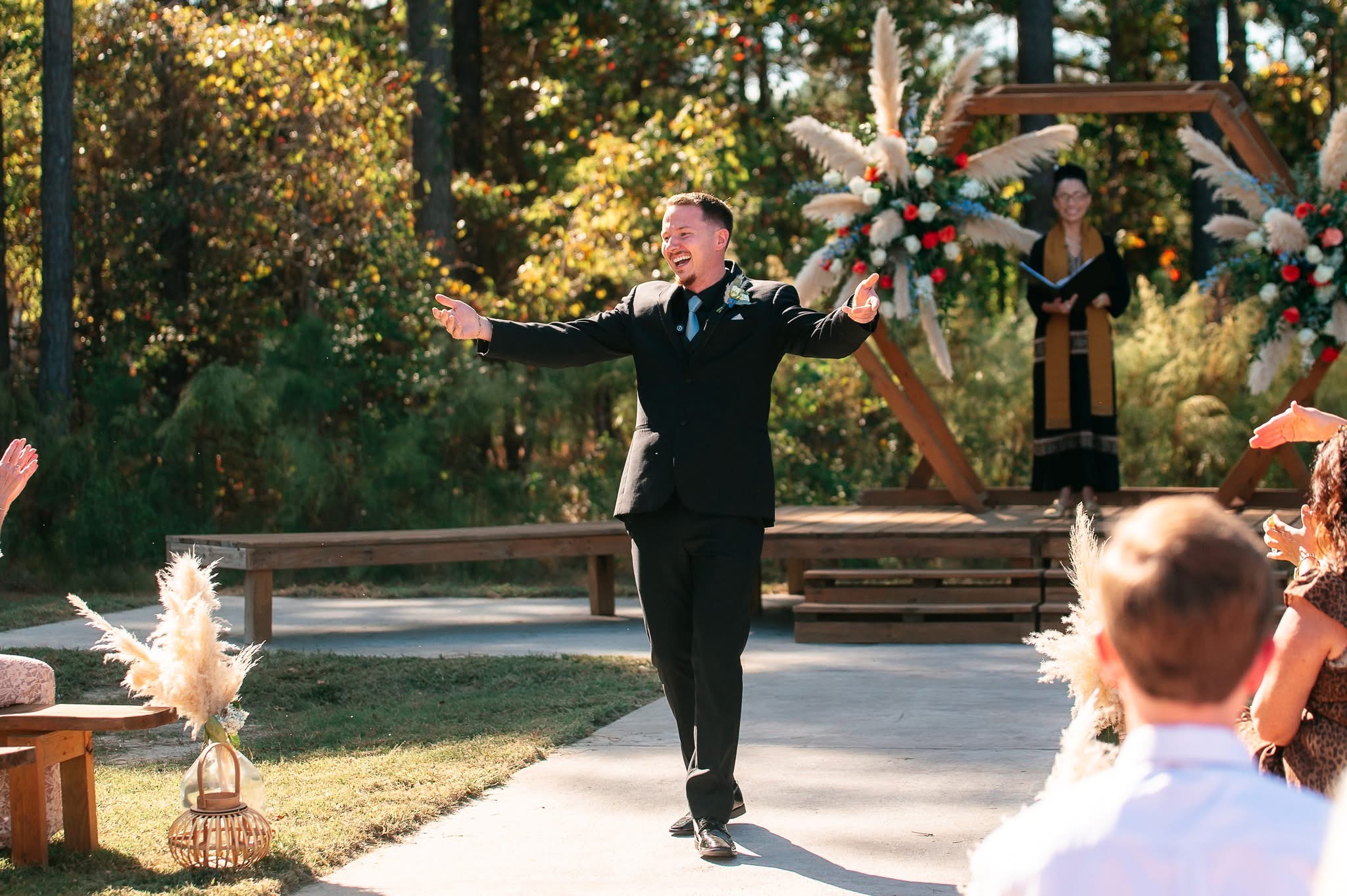 A wedding moment at Factory 633