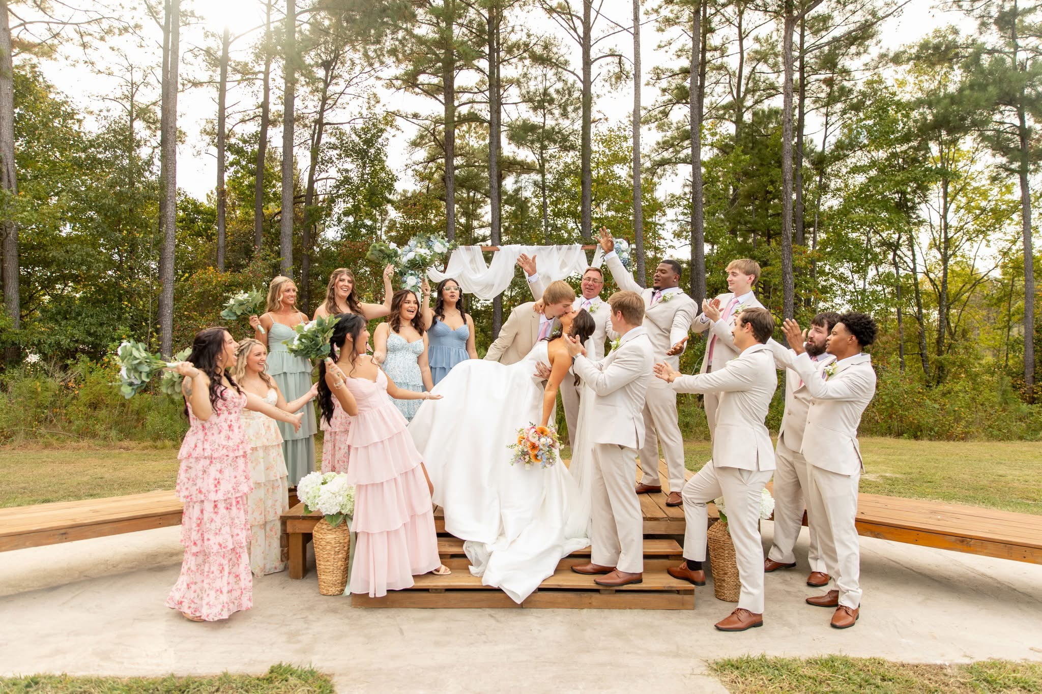 A wedding moment at Factory 633