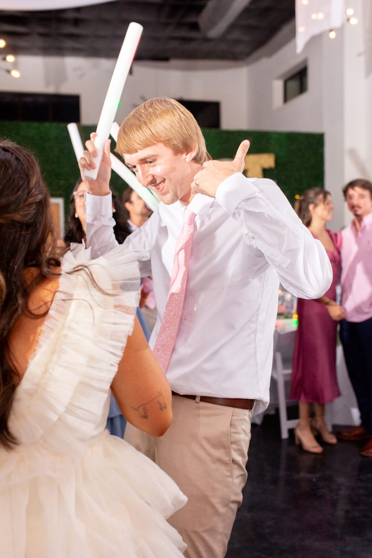 Wedding-day photograph at Factory 633